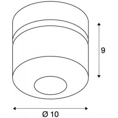 Точковий накладний світильник SLV 1000427