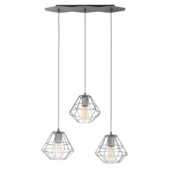 Люстра-підвіс TK lighting 2003 Diamond Gray