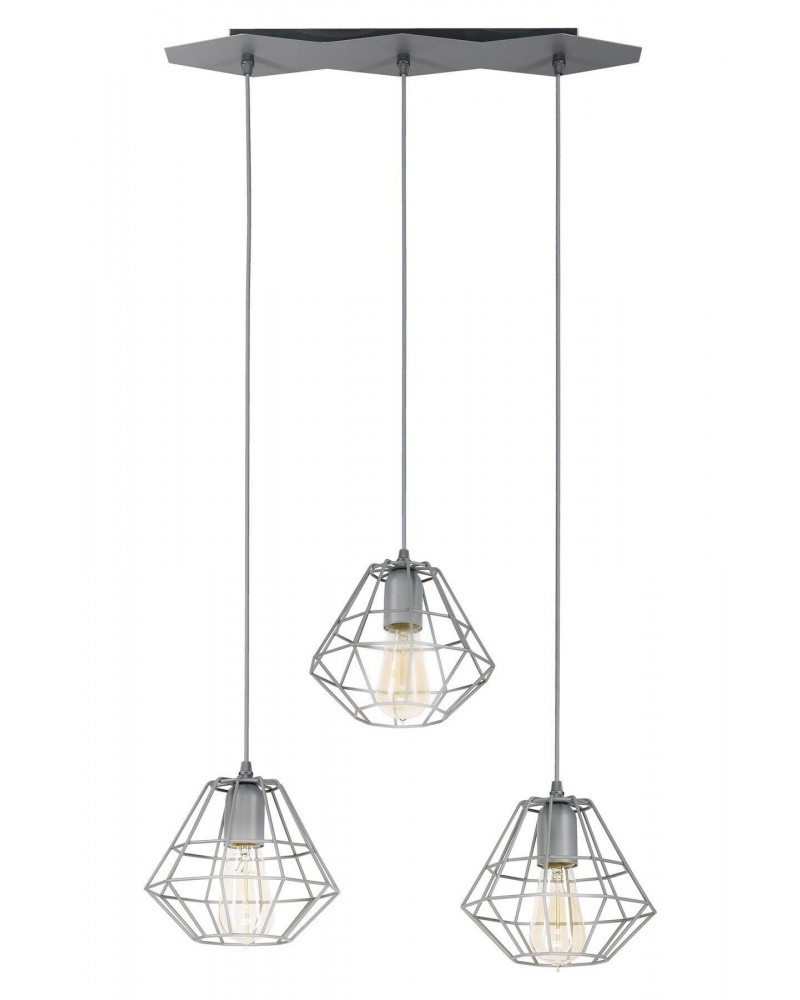 Люстра-підвіс TK lighting 2003 Diamond Gray