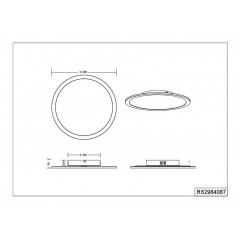 Стельовий світильник Trio Tiberius R62984087