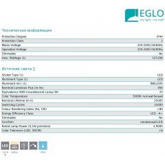 Світильник для ванної Eglo 94756 Gonaro