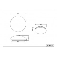 Стельовий світильник Trio Pollux R67831101