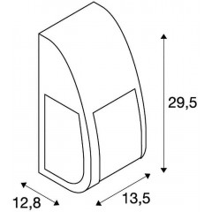 Настінний вуличний світильник SLV 227174