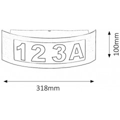 Настінний вуличний світильник Rabalux 8749 Innsbruck