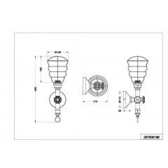 Бра декоративне Trio Gotham 207000188