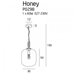 Люстра-підвіс Maxlight P0298 HONEY