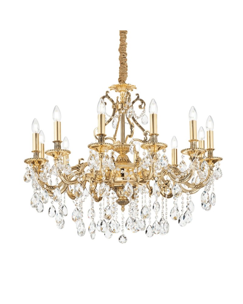 Кришталева люстра Ideal lux Gioconda SP12 Oro (164960)