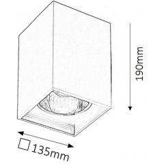 Точковий накладний світильник Rabalux 2486 Maddox