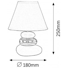 Декоративна настільна лампа Rabalux 4949 Salem