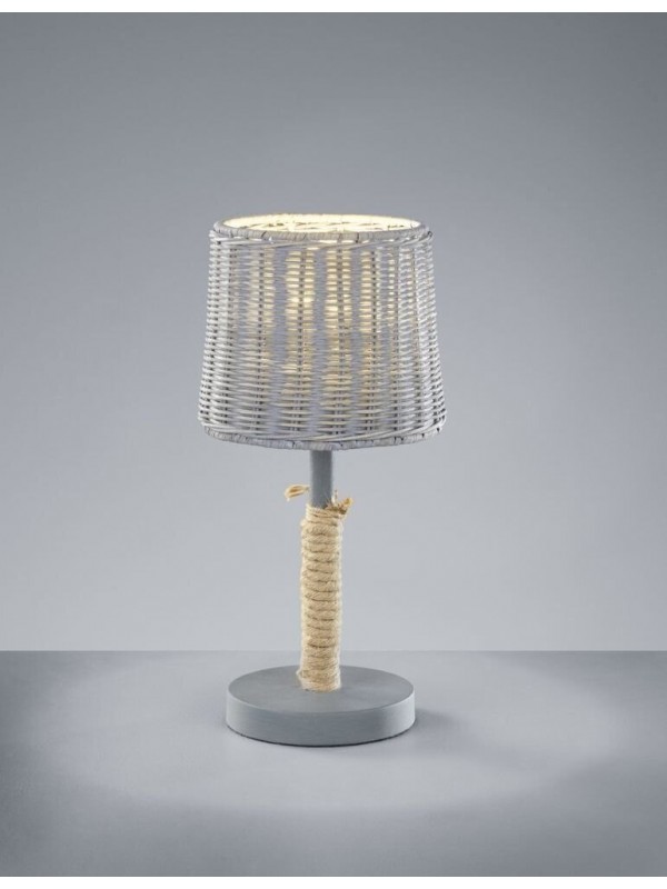 Декоративна настільна лампа Trio Rotin 510900111