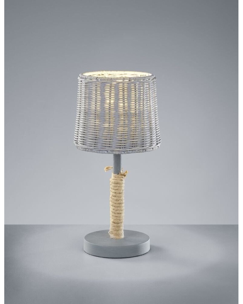 Декоративна настільна лампа Trio Rotin 510900111