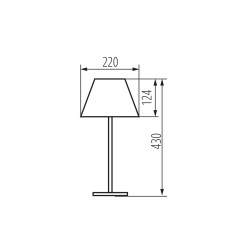 Декоративна настільна лампа Kanlux Mix Table Lamp W (23982)