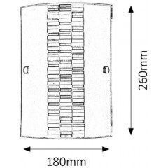 Настінний світильник Rabalux 3931 Domino