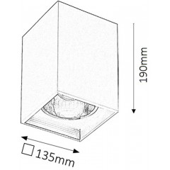 Точковий накладний світильник Rabalux 2487 Maddox