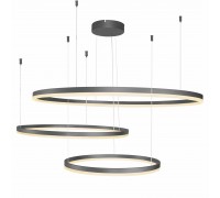 Сучасна люстра Azzardo AZ4707 HALO PENDANT 100+80+60 BK