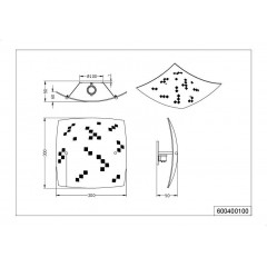 Стельовий світильник Trio Colina 600400100