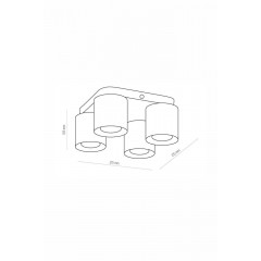 Спот з чотирма лампами TK LIGHTING 3408