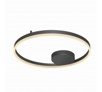 Сучасна стельова люстра Azzardo AZ4701 HALO 60 BK