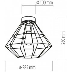 Люстра сучасна стельова TK lighting 2296 Diamond