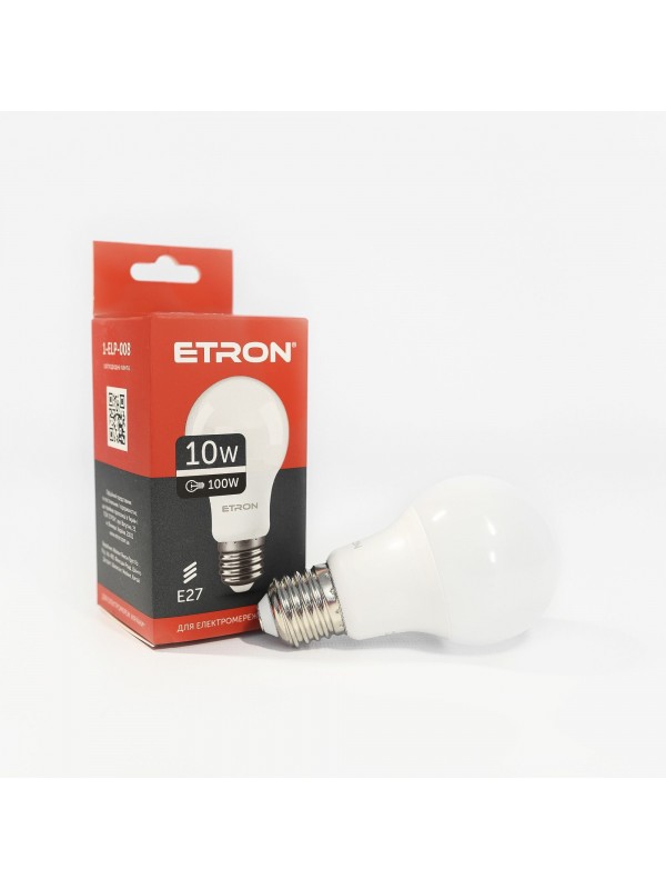 Лампа світлодіодна ETRON Light 1-ELP-008 A60 10W 4200K E27