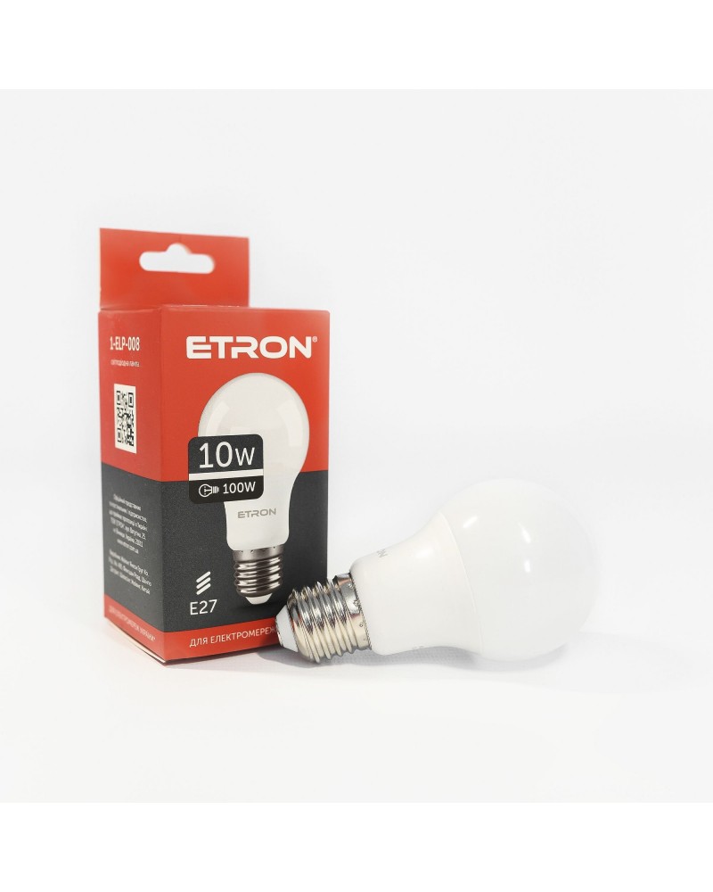 Лампа світлодіодна ETRON Light 1-ELP-008 A60 10W 4200K E27