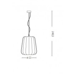 Люстра-підвіс Ideal lux 208299 Kyoto SP1 Small