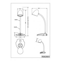 Настільна лампа Trio Load R59029901