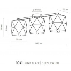 Люстра сучасна стельова TK LIGHTING 1041