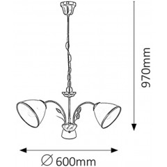 Люстра класична Rabalux 2779 Aletta