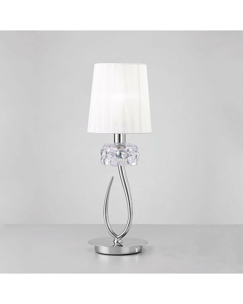 Декоративна настільна лампа Mantra 4637 LOEWE CHROME