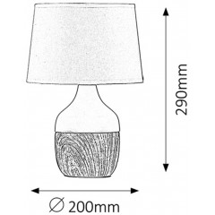 Декоративна настільна лампа Rabalux 4370 Yvette