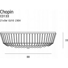 Кришталева люстра Maxlight C0133 Chopin