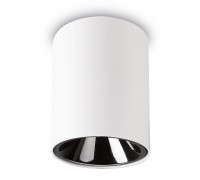 Точковий накладний світильник Ideal lux 205991 Nitro 10W Round Bianco