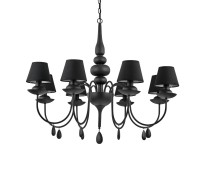 Люстра Ideal lux Blanche SP8 Nero (111896)