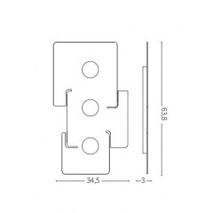 Стельовий світильник Ideal lux 215761 Totem PL3