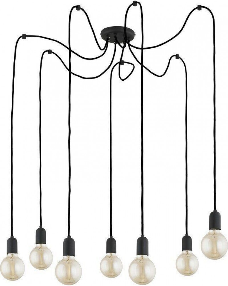 Люстра-підвіс TK lighting 2363 Qualle Black