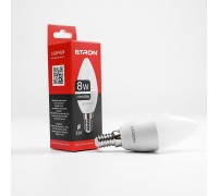 Лампа світлодіодна ETRON Light 1-ELP-024 C37 8W 4200K E14