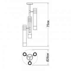 Люстра декоративна PikART 5021 LEVEL LAMP V3