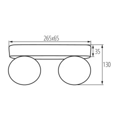 Бра спрямованого світла Kanlux 32531 Dromi LED EL-2 13W-GR