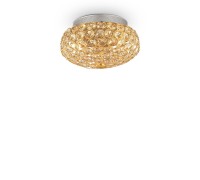 Кришталева люстра Ideal lux King PL3 Oro (75402)