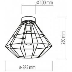 Стельовий світильник TK lighting 2297 Diamond