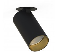 Точковий врізний світильник Nowodvorski 7688 MONO SURFACE I BLACK/GOLD PL