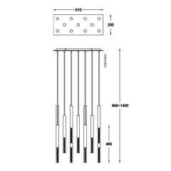 Люстра-підвіс Zuma Line One Pendant P0461-11L-B5S8