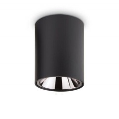 Точковий накладний світильник Ideal lux 206004 Nitro 10W Round Nero