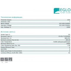 Настінний світильник Eglo 89687 Cony