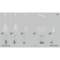 Декоративна настільна лампа TK lighting 3030 Brylant White