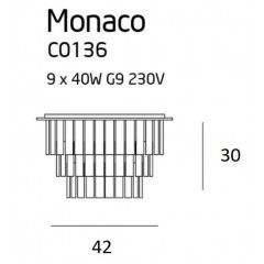 Кришталева люстра Maxlight C0136 Monaco