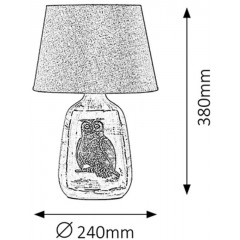 Декоративна настільна лампа Rabalux 4373 Dora
