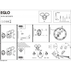 Настінний вуличний світильник Eglo 98175 Paginopagino