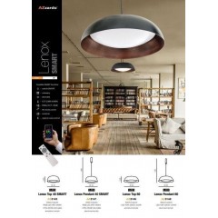 Люстра-підвіс Azzardo AZ3148 Lenox Pendant 60 DIMM (black/copper)